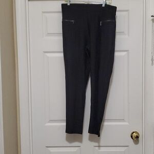 - Soho lady black and white stripe stretch skinny pants womens 1X